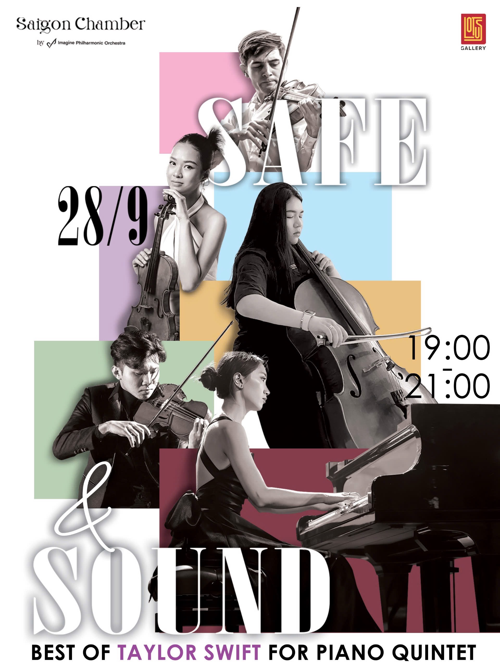 [Saigon Chamber] Safe & Sound - Best of Taylor Swift for Piano Quintet 